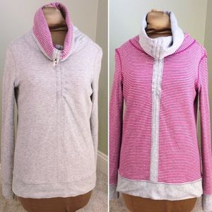 Lululemon Reversible In A Cinch Cowl Neck Pullover